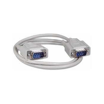 Your Cable Store 3 Foot DB9 9 Pin Serial Port Cable Male/Male RS232