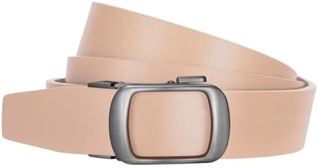 Women Leather Ratchet Belt for Jeans Pants with Automatic  display picture 1