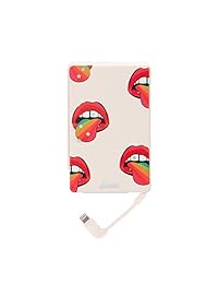 Sonix Fraise   Batería externa para iPhone 6, 7, 8, X, XS, XR, XS Max (cargador portátil con cable de iluminación MFI)