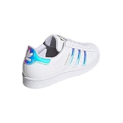 adidas Women's Superstar Legacy Sneaker, White/Gold