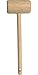Fox Run Wooden Crab Mallet, 8 x 2.25 x 1.25 inches, Brown