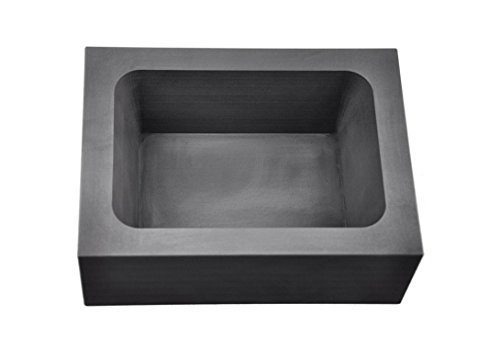 400 oz Troy Ounce Rectangle Gold Graphite Ingot Mold For Melting Casting Refining Scrap Jewelry