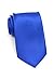 PUCCINI Bows-N-Ties Men's Necktie Solid Color Microfiber Satin Tie 3.25 Inches (Marine Blue)