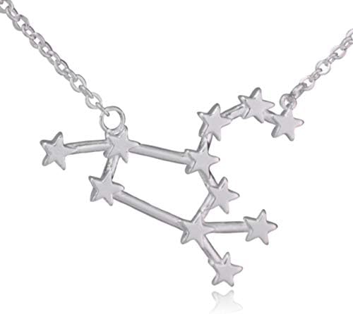 Clayton Jewelry Labs Leo Zodiac Constellation Sign Symbol Stainless Steel Pendant Necklace