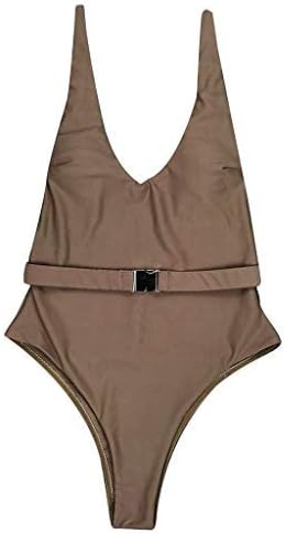 Vamoro Women Fashion Pure Color Push-Up Padded Bra Beach Bikini One Piece Swimwear Ladies Bikini Set Swimsuit Bathing Suit Hot Beachwear
