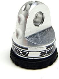 Gear Head RC 1/10 Scale Miniature Factor 55 ProLink Winch Shackle Mount - Silver