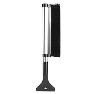 Auto Voertuig Flexibele Sneeuw Ijskrabber Sneeuw Borstel Veegschop Sneeuwruimer Reinigingstool Zwart 6.8oz