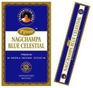 PPURE NAGCHAMPA Premium Masala Incense PRASHANTI SAI Baba Celestial Pack of 12