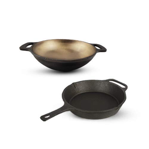 Buy The Indus Valley Pre Seasoned Super Smooth Cast Iron Cookware Set