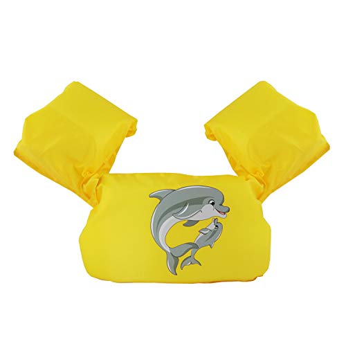 SS Queen Kids Children Puddle Jumper Life Jackets Swimming Vest Learn-to-Swim Aid，30-50lbs.