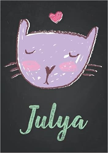 Amazon In Buy Julya Carnet De Notes A5 Prenom Personnalise Julya Cadeau D Anniversaire Pour Fille Femme Maman Copine Sœur Dessin De Chat Mignon 1 Pages Lignee Petit Format A5