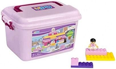PT Caja Rosa de Bloques Compatible con Lego Duplo 76 Piezas: Amazon.es: Juguetes y juegos