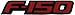 Genuine Ford CL3Z-9942528-A Nameplate, Red
