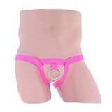 Fafar Mens Open Pouch O Ring Open Back Elastic One Size Erotic Briefs (color 2)