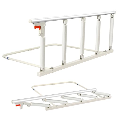 Ixdregan Adult Safety Bed Guards for Elderly, Fall Protection for Safety Handles for Elderly, Fit King, Queen, Full, Twin (Toolless Assembly)