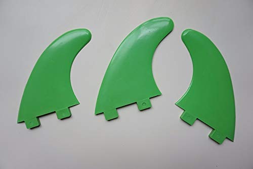 Gold Happy FCS Surfboard Fins Surf Fin G5 Medium Size Surfing Fins Thrusters(3pcs)