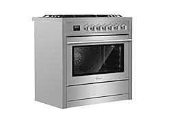 Empava 36 in. Pro Style Slide-In Gas Range with