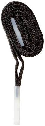 Customcard Ltd Black Lanyard with Plastic Clip, 45 centimetre Long, Breakaway Lanyard for School Office, Work