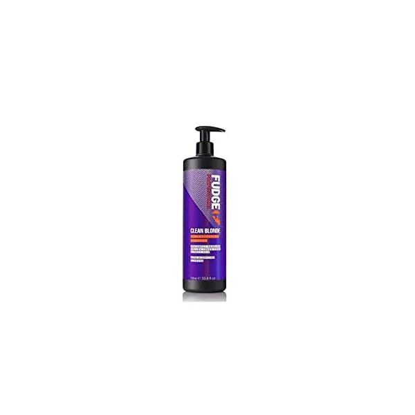 Fudge-Professional-Purple-Toning-Shampoo-Original-Clean-Blonde-Shampoo-For-Blonde-Hair-XL-Salon-Size-Pump-Bottle-1000-ml Fudge Professional Purple Toning Shampoo, Original Clean Blonde Shampoo, For Blonde Hair, XL Salon Size Pump Bottle…