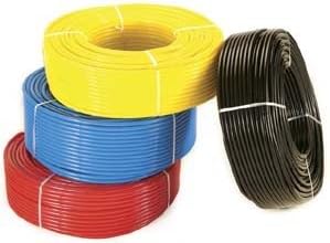 PU06/040N 6mm x 4mm Polyurethane Tubing Black 25mtrs