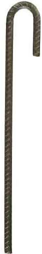 Deer Fence: Ground Stakes 24 in J Hook Rebar 20 Pk
