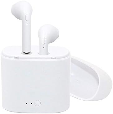 Bluetooth Earbuds Bluetooth Headphones Wireless Earbuds Mini TWS Earpieces Earphones V4.2 Stereo &amp; HD Mic with Charging Case for iPhone and Most Android Bluetooth Devices (2PCS - White)