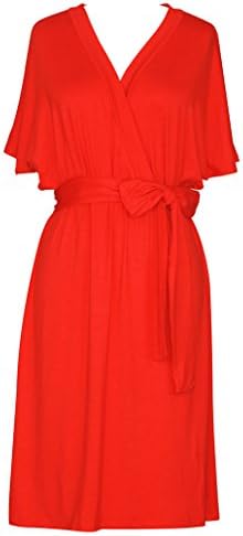Doria Women's Cape Sleeve Wrap Dress