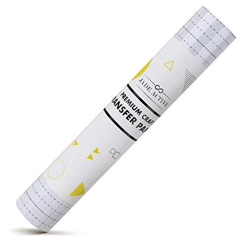 Transfer Tape for Vinyl - Premium Clear Vinyl Transfer Paper Roll - 12" X 15 FT Clear w/Alignment Grid - Quality Adhesive Transfer Tape The Perfect Solution for Your Vinyl Projects