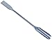 Double Ended Micro Lab Scoop Spoon Half Rounded/Flat End Spatula, 6