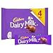 Cadbury Dairy Milk Chocolate Candy Bar Pack Imported From The UK England Creamy Milk Chocolate Made With A Glass & A Half Of Fresh Milk Made With Fairtrade Cocoa The Best British Candy Bar