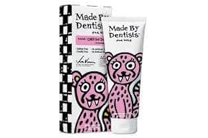 Made By Dentists - Toothpaste for Kids - Cheetah Dust (Strawberry) 3 Pack