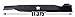 USA Mower Blades (3 AYP380BP High Lift Blade Fits AYP Craftsman Husqvarna 156468 532137380 917137380MS 917137380P Length 17 3/8in. Width 2 1/4in. Thickness .150in. Center Hole 5 PT ST 50in. Deck