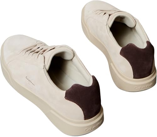 Cupsole Sneaker Hombre Chunky Laceup de Ante, Beige (Silvermoss/Bordeaux), 43