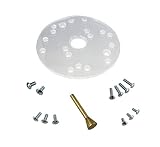 DCT Universal 6.5in Acrylic Router Table Base Plate Mount for Porter-Cable, Ryobi, Bosch, Makita, Hitachi, Dewalt