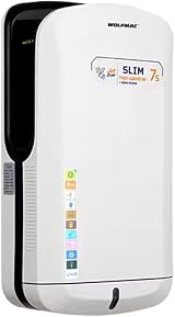 WOLFMAC Commercial Air Blade Jet Hand Dryer Brushless HEPA Filter 7-10s Drying view 8