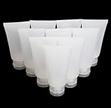 DMtse 10pcs Dull Polish Empty Cosmetic Soft Tube Make up Container Min (30ml*10pcs)
