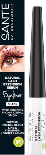 SANTE Naturkosmetik Eyelash Extension Serum Eyeliner Eyelash Serum for Extended Full Eyelashes, Eyeliner for a Precise Eyeliner, Natural Lash Extension, 1 x 3.5 ml
