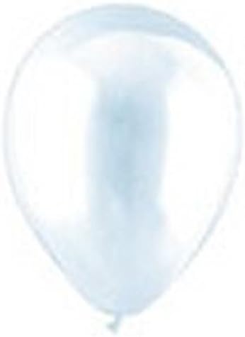 12 inch Diamond Clear Latex Balloons- 6 in a Bag