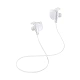 Pulseaudio Sports Noise Cancelling Wireless Bluetooth Headphones with Advanced Electro Acoustic Technology - High-grade Silicone materials - Sweat proof rating of IPX4 - Arctic White