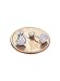 18K Gold Plated Screw Back Crystal Domed Heart Hypoallergenic Stud Earrings for Kids, Baby, Toddler, Little Girls with Surgical Steel Post for Ultra Sensitive Ears with Secure Safety Screwback