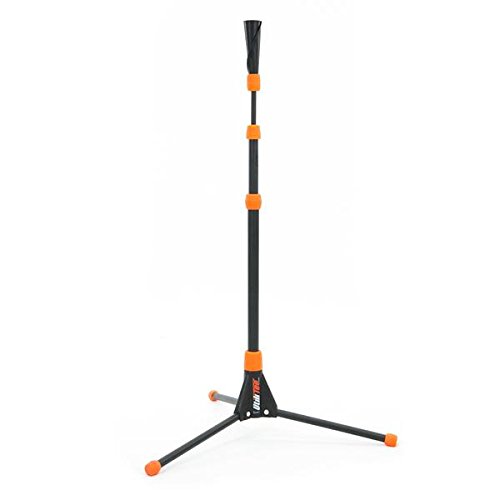 Bownet Utilitee Baseball Softball Batting Tee Complete - Wrap Top - Portable - Carrying Bag - Hitting Practice - All Weather - 28"-51" Adjustable Height