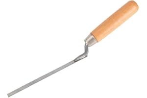 LSGZJZY Tuck pointing tools, 6 x 1/4 inch, Ergonomic Wood Handle, High-Hardness Vacuum Forged Blade