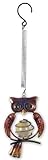 Sunset Vista Designs Beaded Owl Garden Bouncy Yard Art, 5.25-Inch Tall