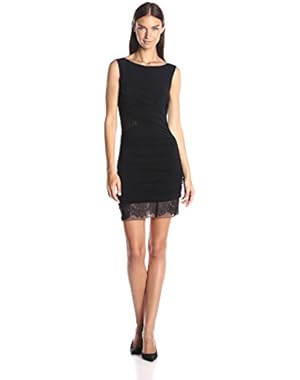 BCBGMax Azria Women's Renay Shirred Sleeveless Dress