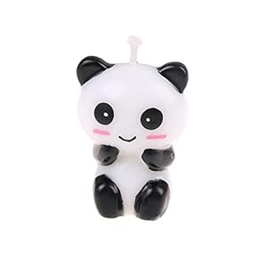 WWWL Creatieve kaars 1 st Leuke Panda Verjaardag Cake KaarsenCartoon Dier Kunst Kaars Cake Toppers Baby Douche…