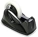 Acrimet Premium Desktop Tape Dispenser Jumbo, Plastic, Non-Skid Base (Heavy Duty) (Black Color)