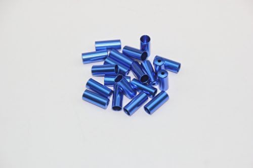 20 pieces of bicycle brake cable housing cap end tip shift cable housing cap end tip (blue shift cable housing use)