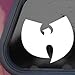 WU TANG CLAN White Decal Sticker Wall Laptop Notebook Die-cut White Decal Sticker