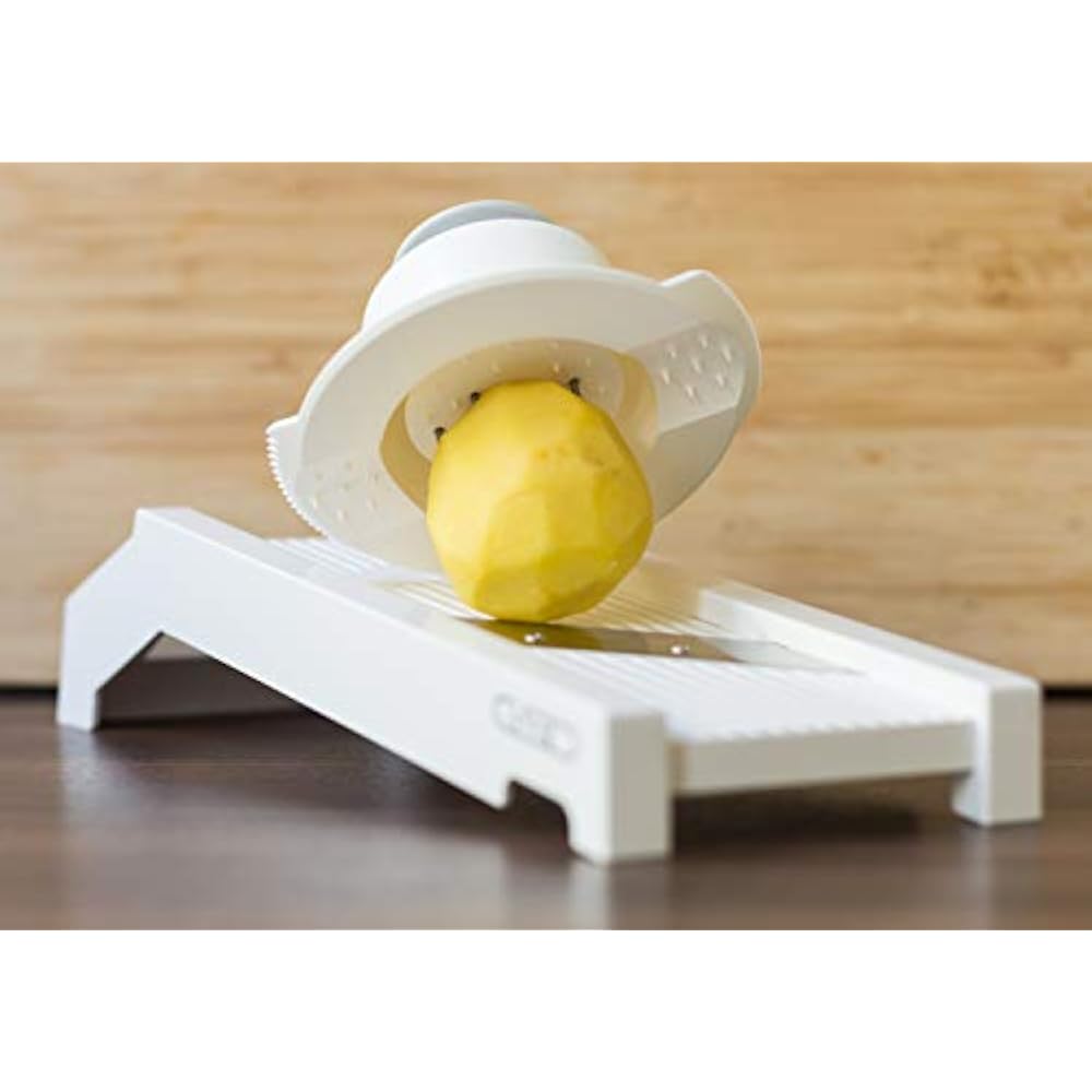 Mandolin Slicer With 3 Stainless Steel Blades Safety Guard Gsd Kitchen