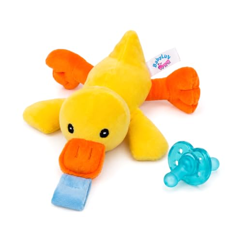 Duck Stuffed Animal Detachable Pacifier Holder